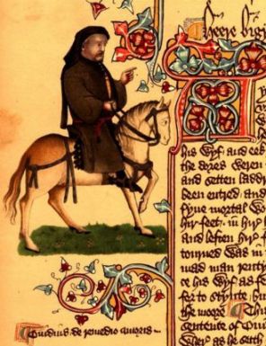 Portrait von Geoffrey Chaucer - Canterbury Tales